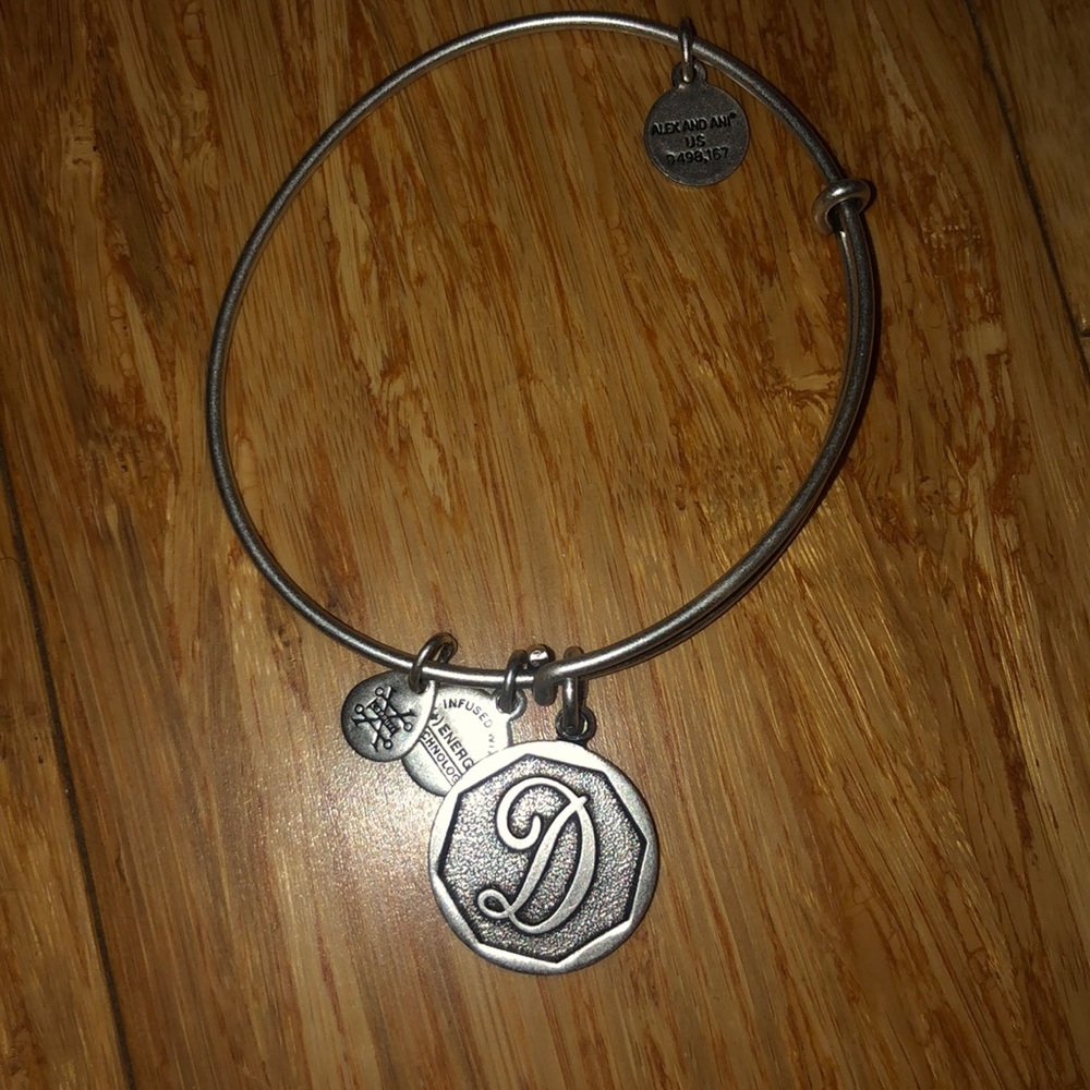 Silver Alex and ani bracelet